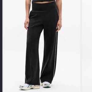 Athleta High Rise Track Stripe Wide Leg Pant - S Tall